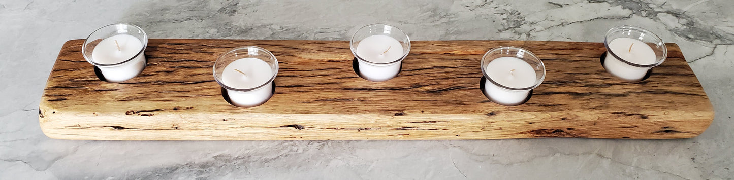 Reclaimed Oak Candle Holder