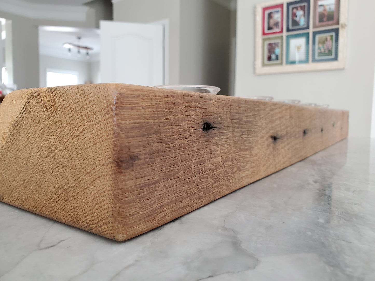 Reclaimed Oak Centerpiece Candle Holder