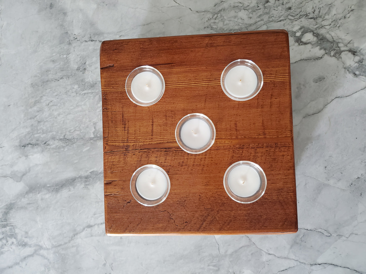 Reclaimed Heartpine Centerpiece Candle Holder