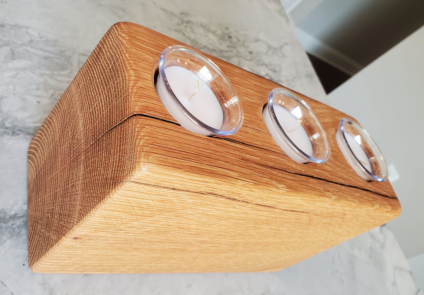 Reclaimed Oak Candle Holder