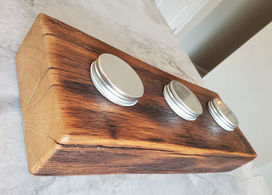 Reclaimed Oak  Centerpiece Candle Holder