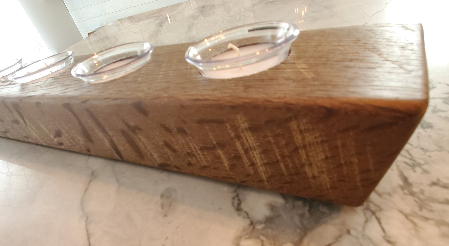 Reclaimed Oak Candle Holder