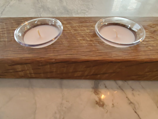 Reclaimed Oak Candle Holder