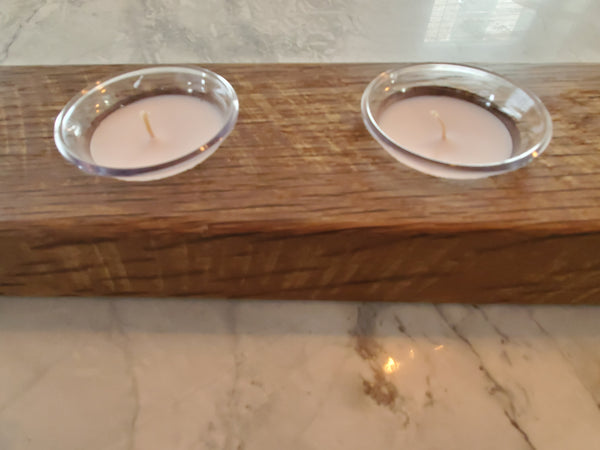 Reclaimed Oak Candle Holder