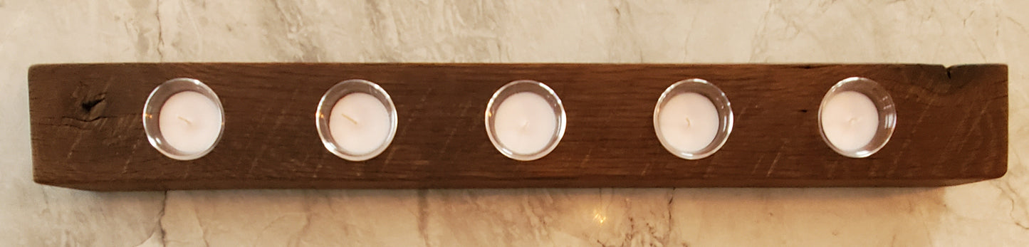 Reclaimed Oak Candle Holder