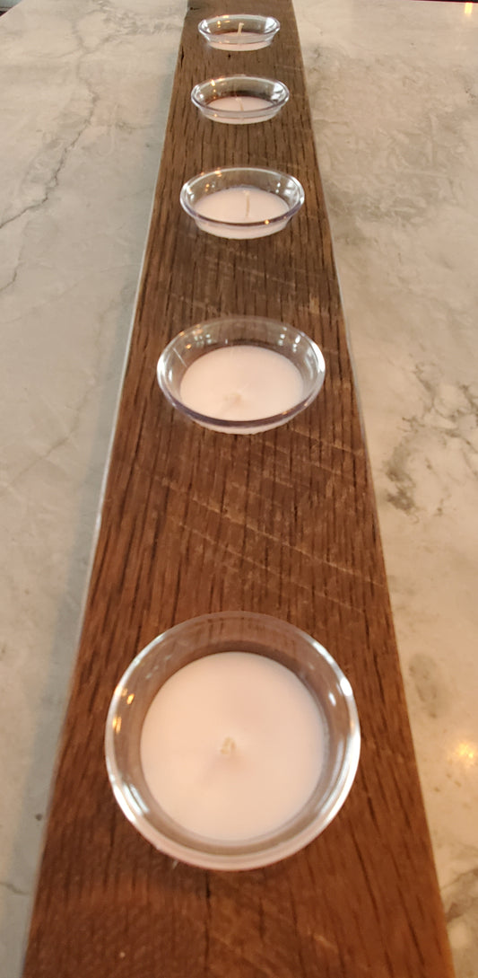 Reclaimed Oak Candle Holder