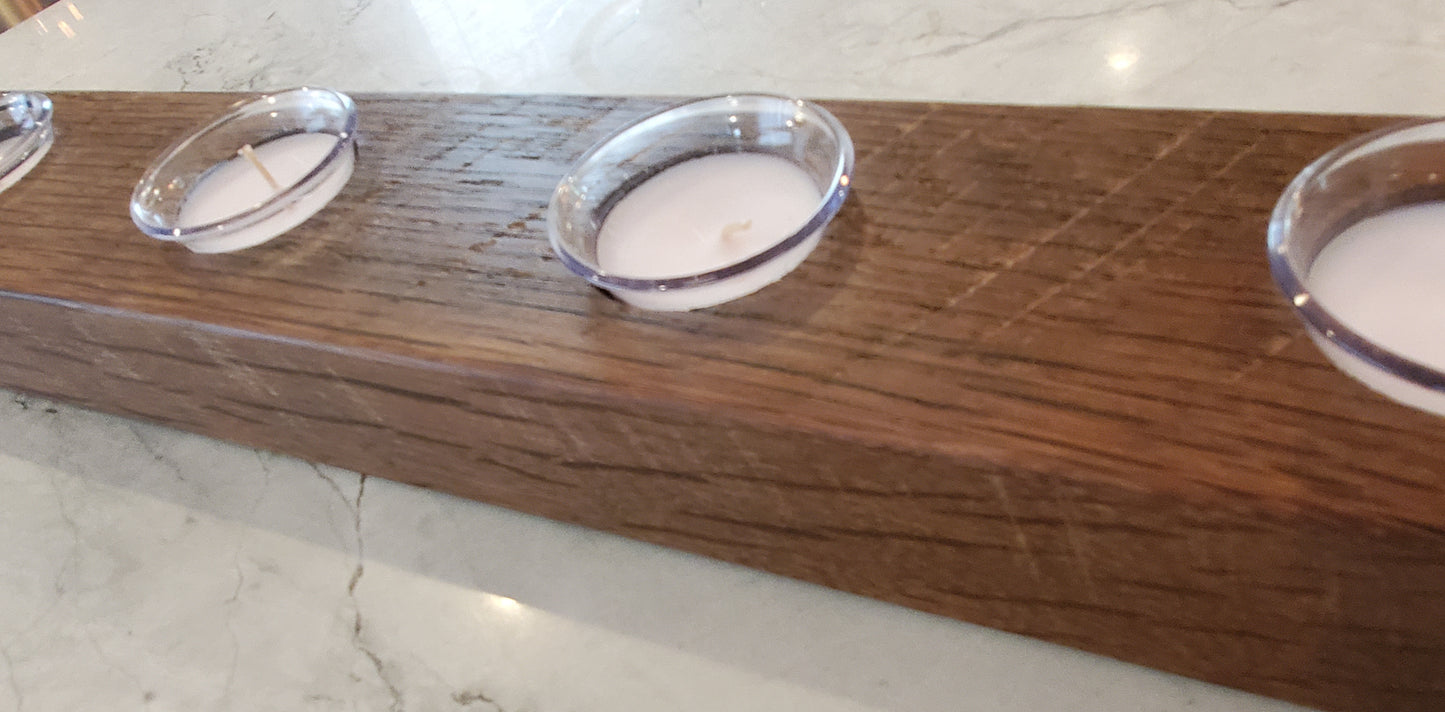 Reclaimed Oak Candle Holder