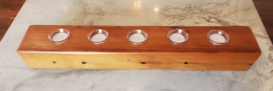 Reclaimed Heartpine Centerpiece Candle Holder