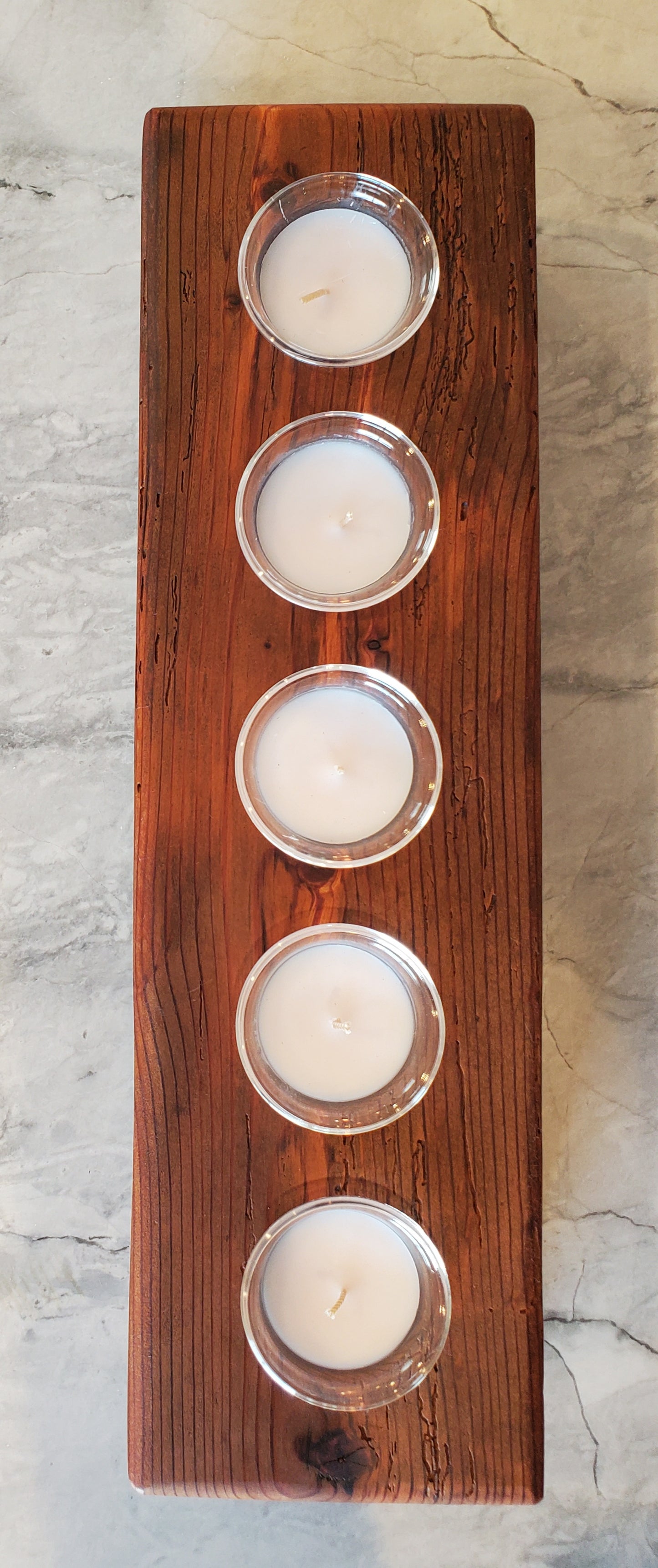 Reclaimed Heartpine Candle Holder