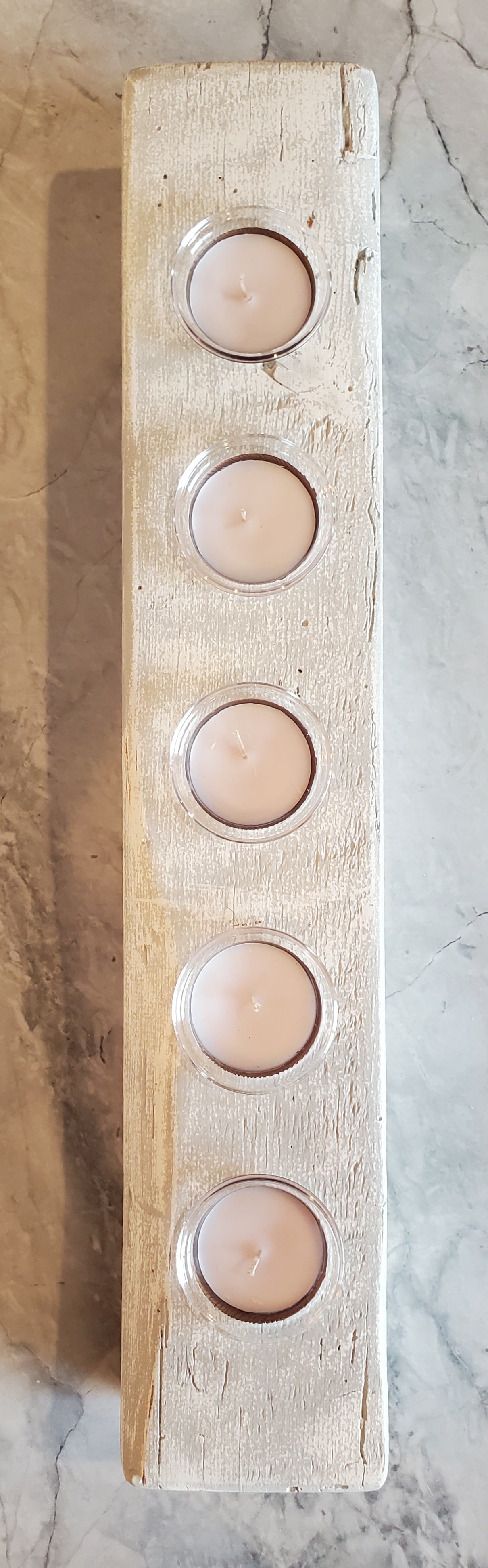 Reclaimed Pine Chalk Paint Candle Holder