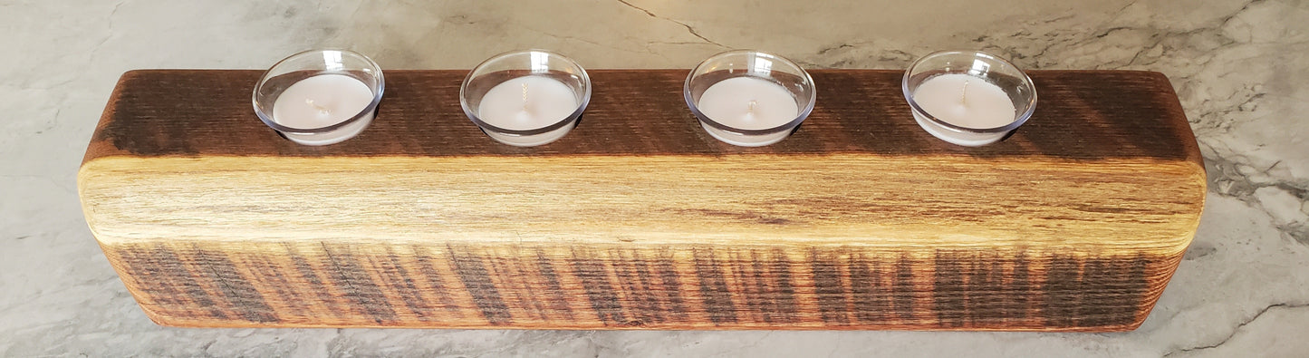 Reclaimed Oak Candle Holder