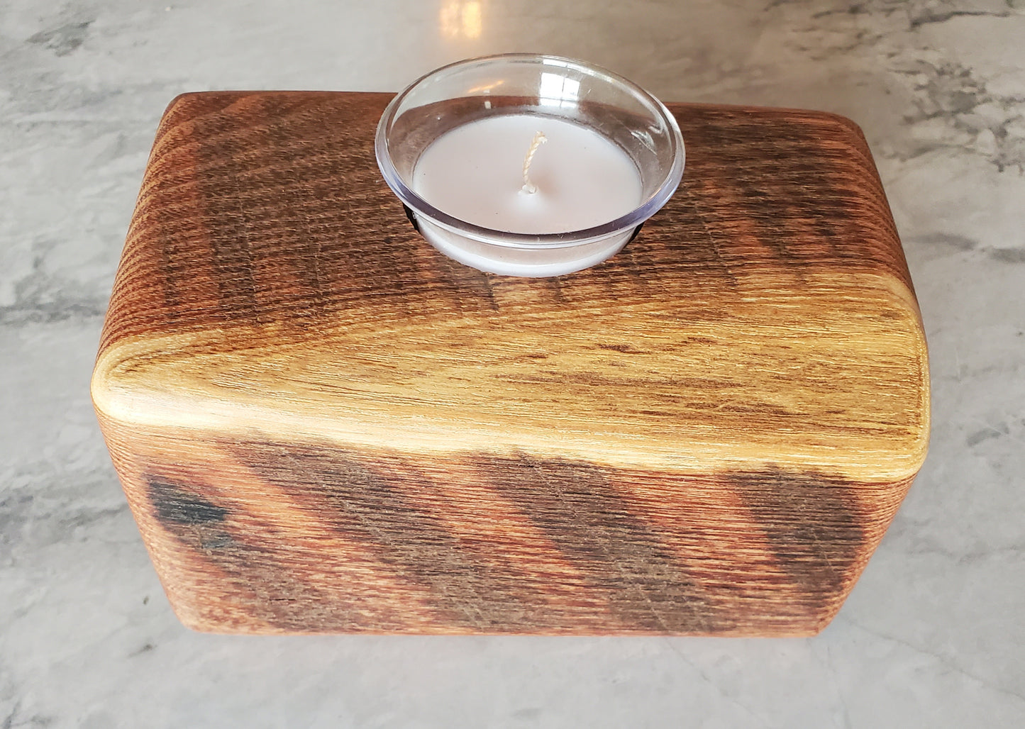 Reclaimed Oak Candle Holder