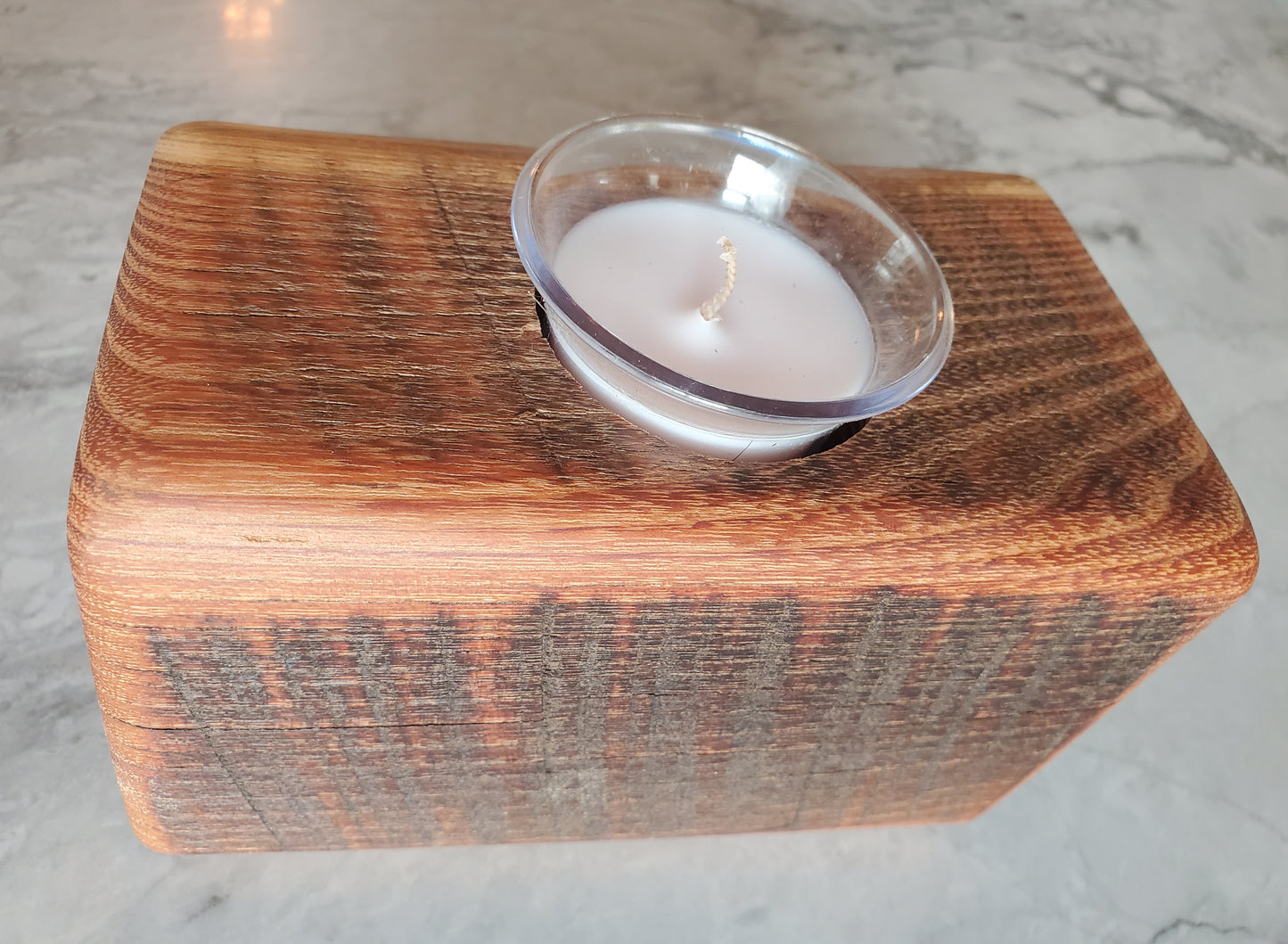 Reclaimed Oak Candle Holder