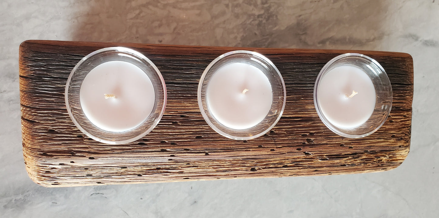 Reclaimed Oak Candle Holder