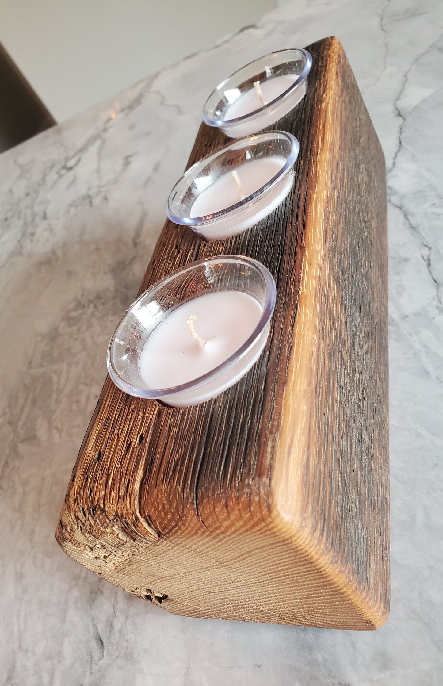 Reclaimed Oak Candle Holder