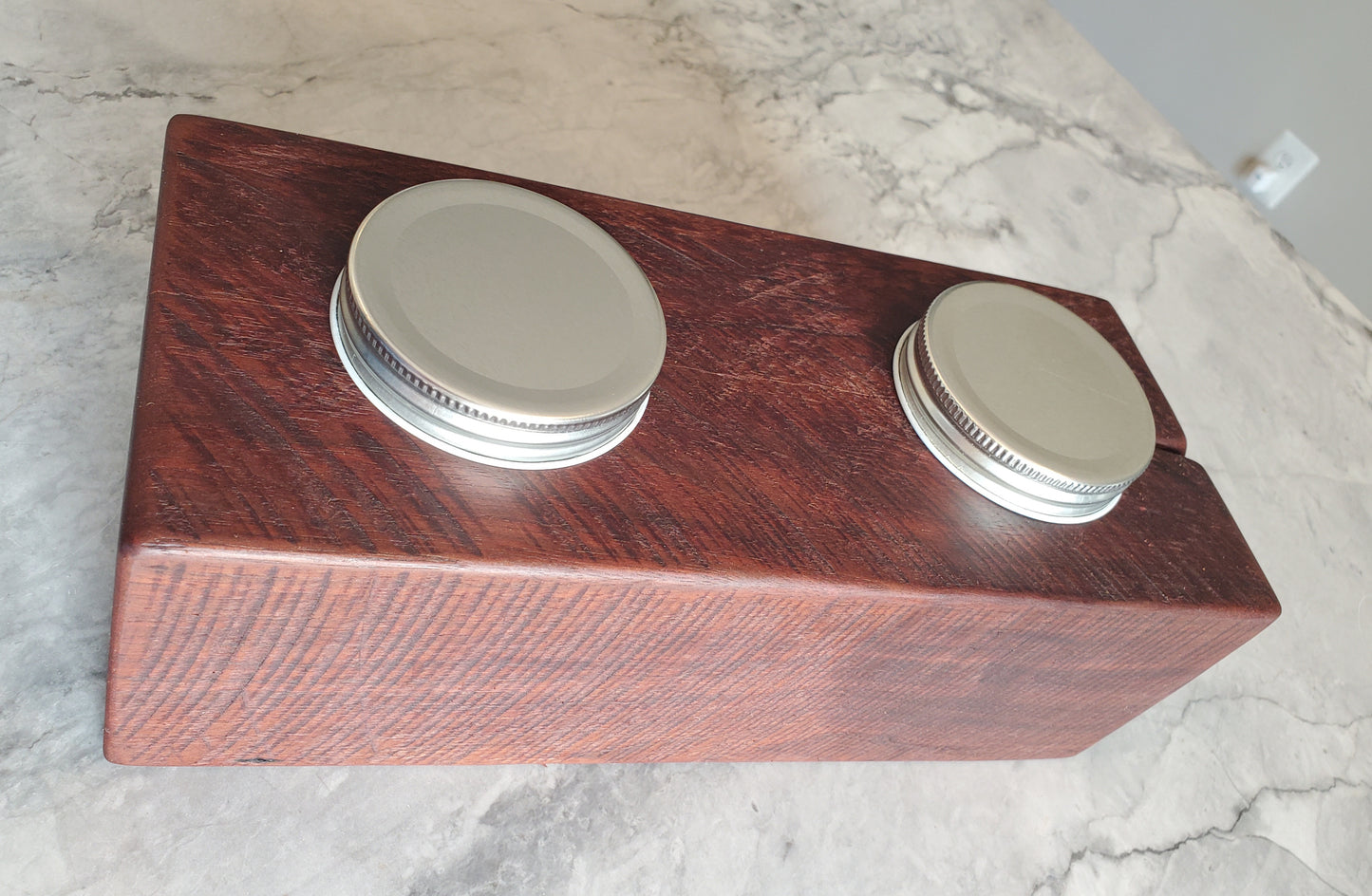 Reclaimed Black Walnut Candle Holder