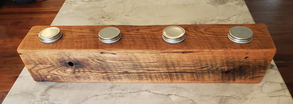 Reclaimed Oak Centerpiece Candle Holder