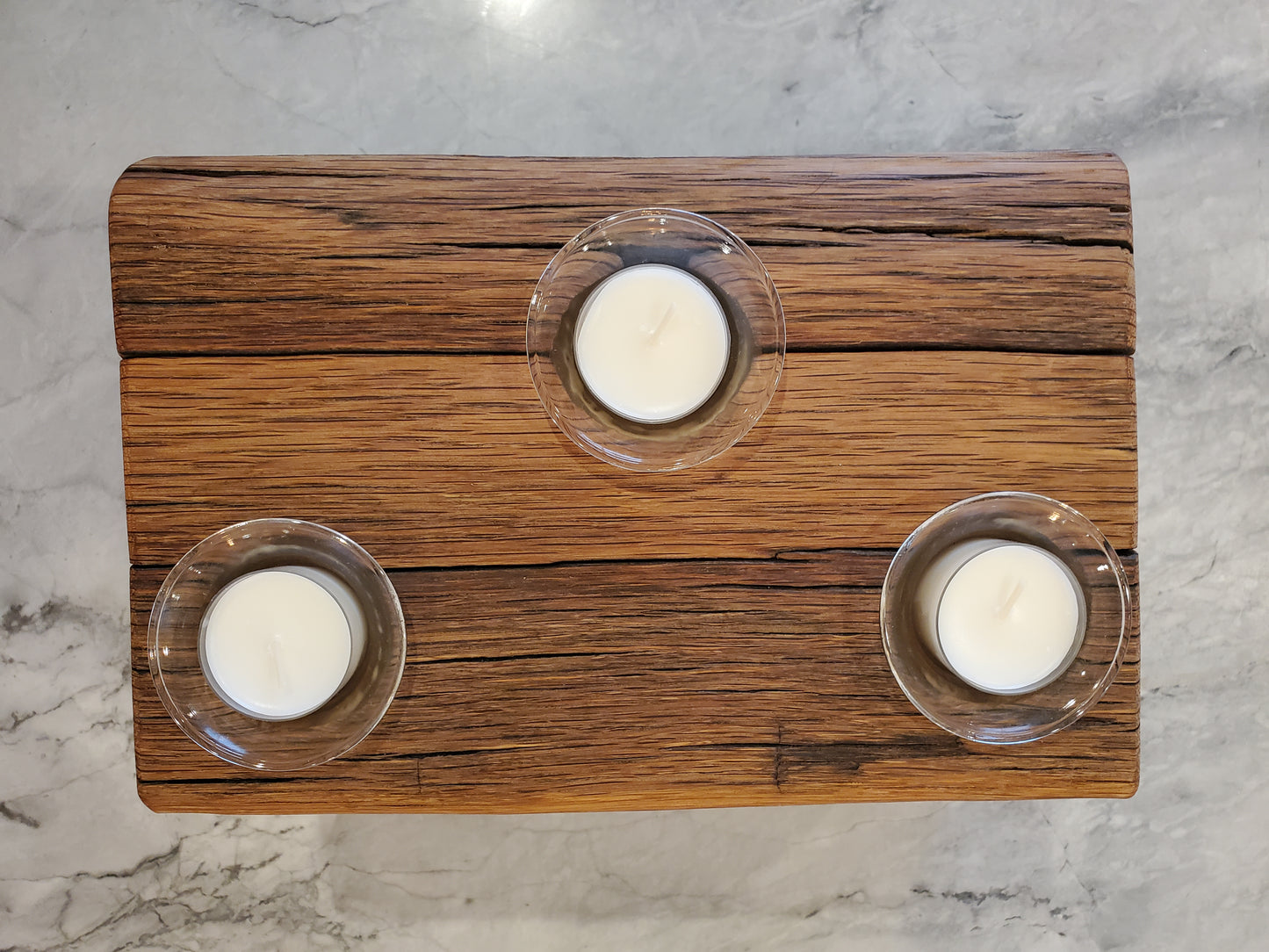 Reclaimed Oak Candle Holder