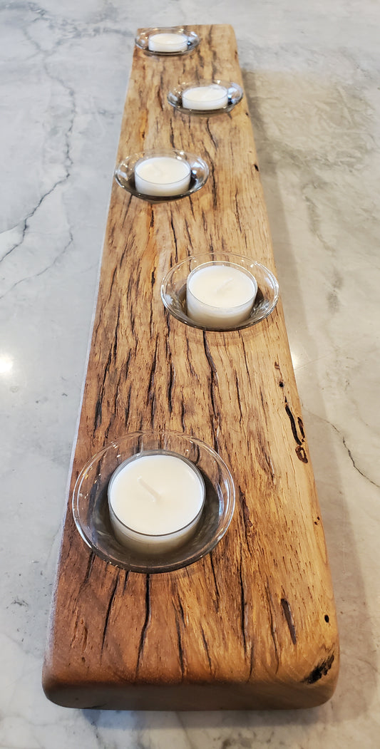 Reclaimed Oak Candle Holder