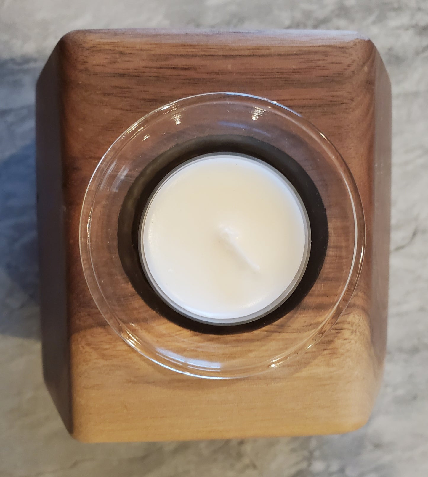 3pc Black Walnut Candle Docks