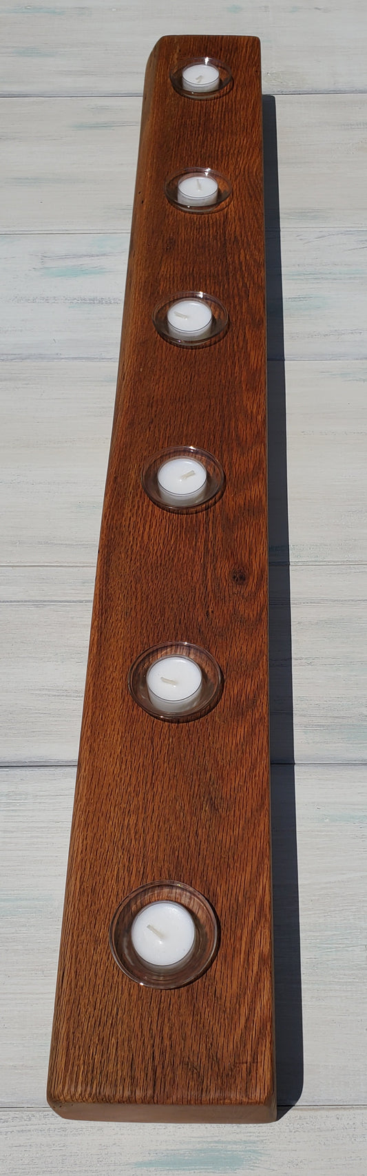 Reclaimed Oak Centerpiece Candle Holder