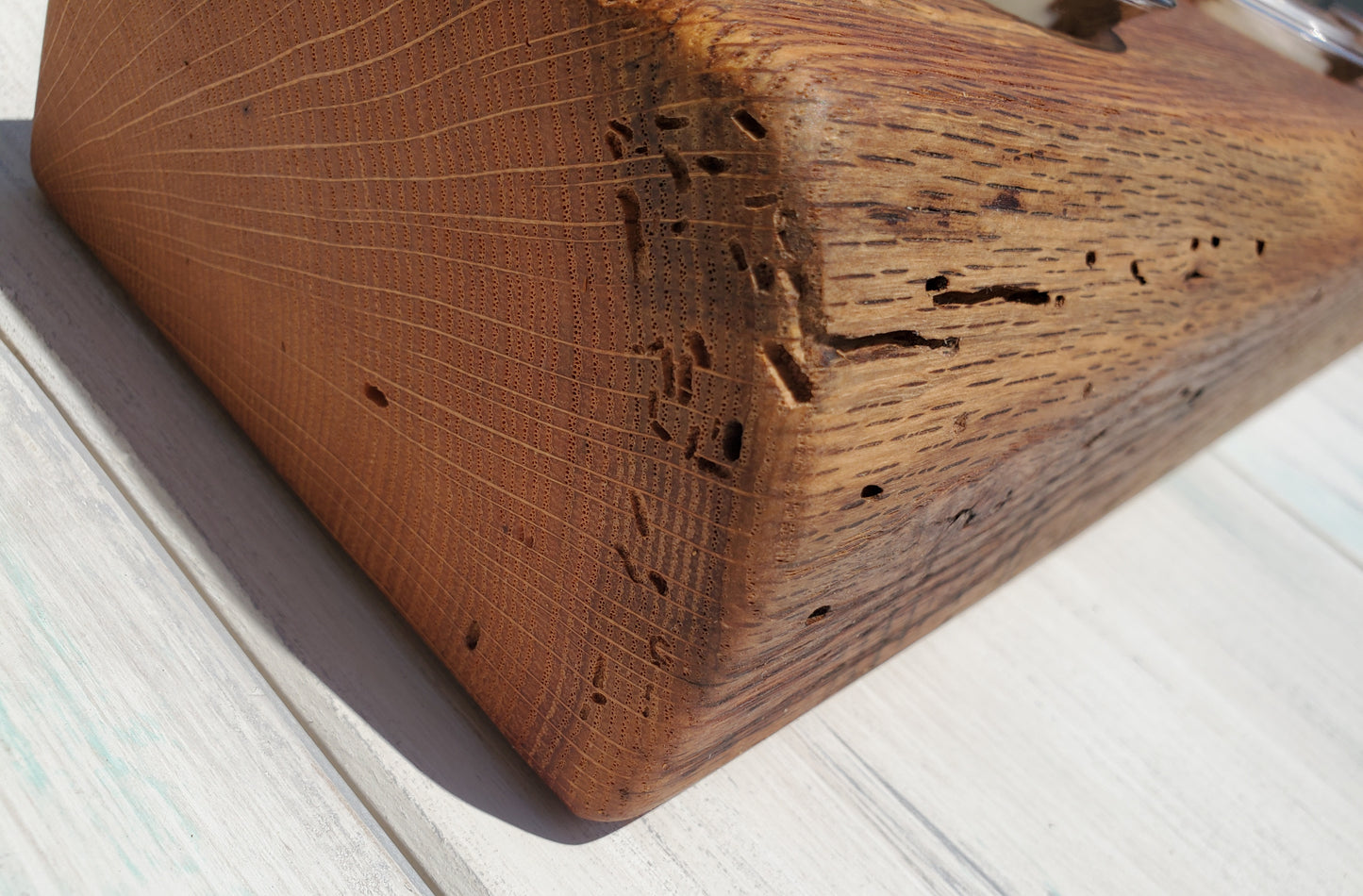 Reclaimed Oak Centerpiece Candle Holder