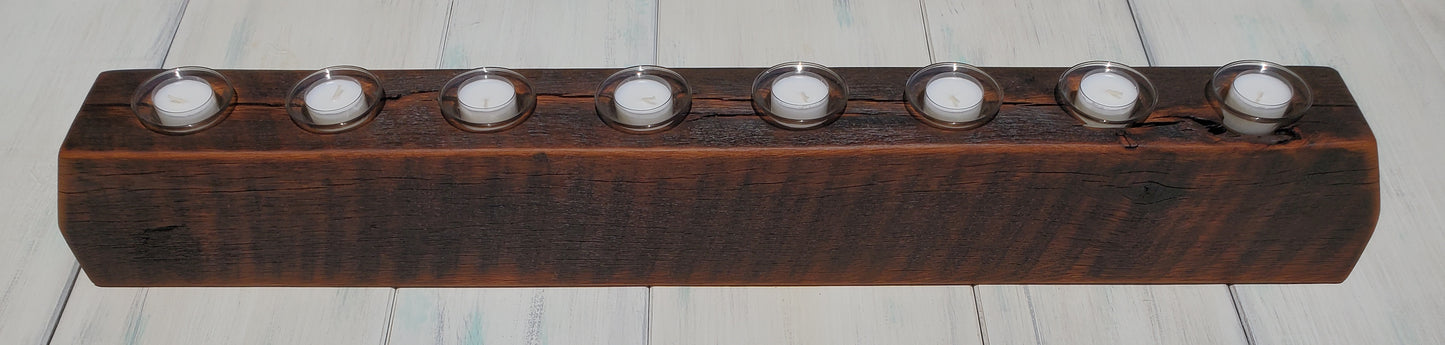 Reclaimed Oak Centerpiece Candle Holder