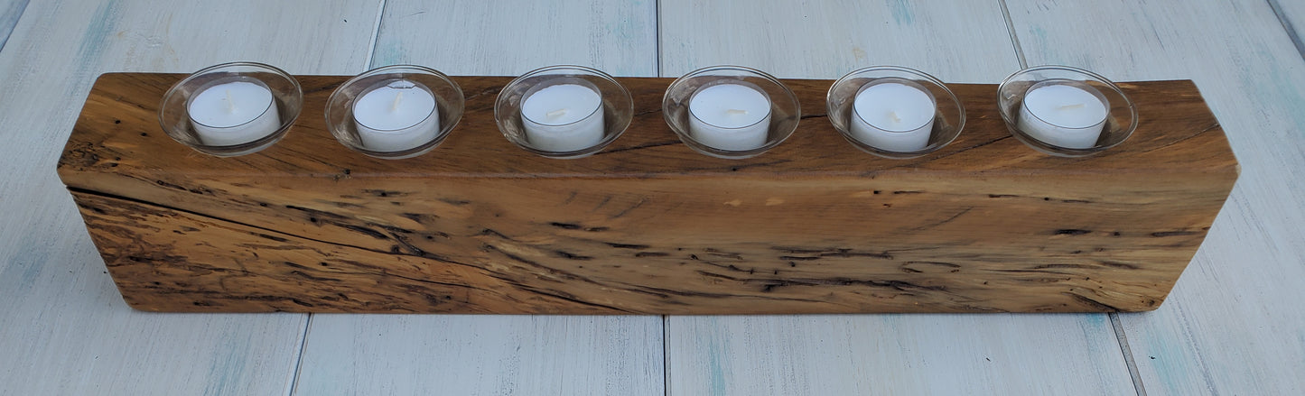 Reclaimed Oak Candle Holder