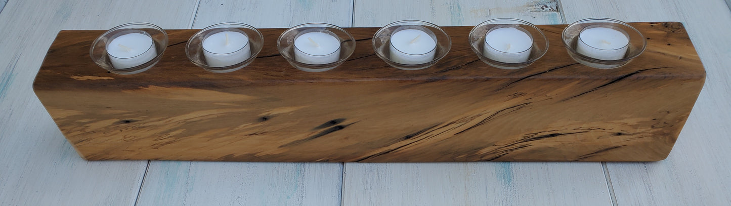 Reclaimed Oak Candle Holder