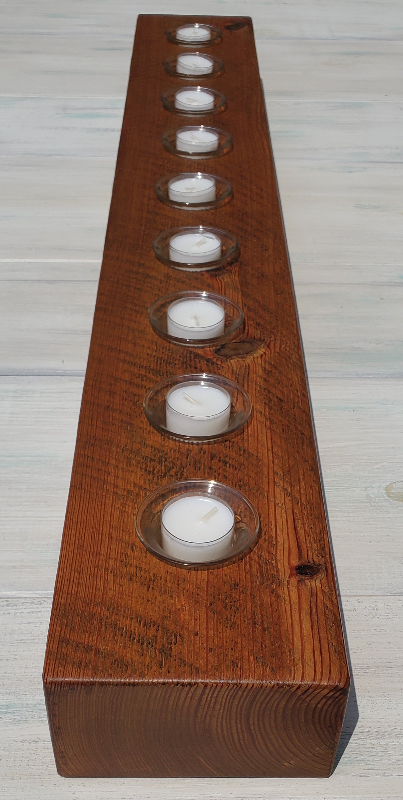 Reclaimed Heartpine Centerpiece Candle Holder