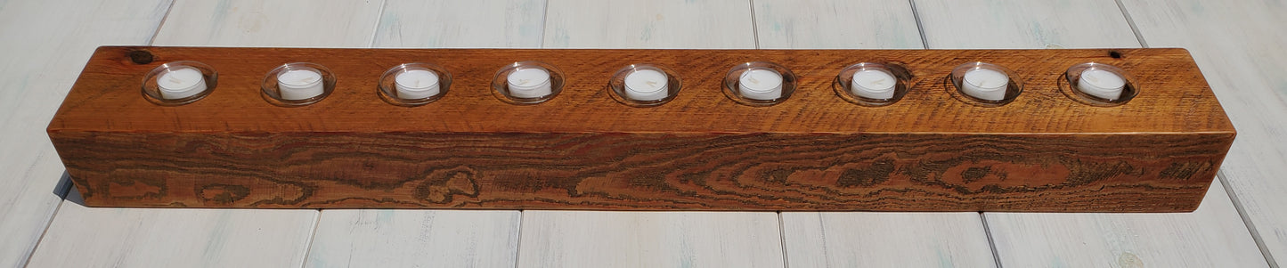 Reclaimed Heartpine Centerpiece Candle Holder