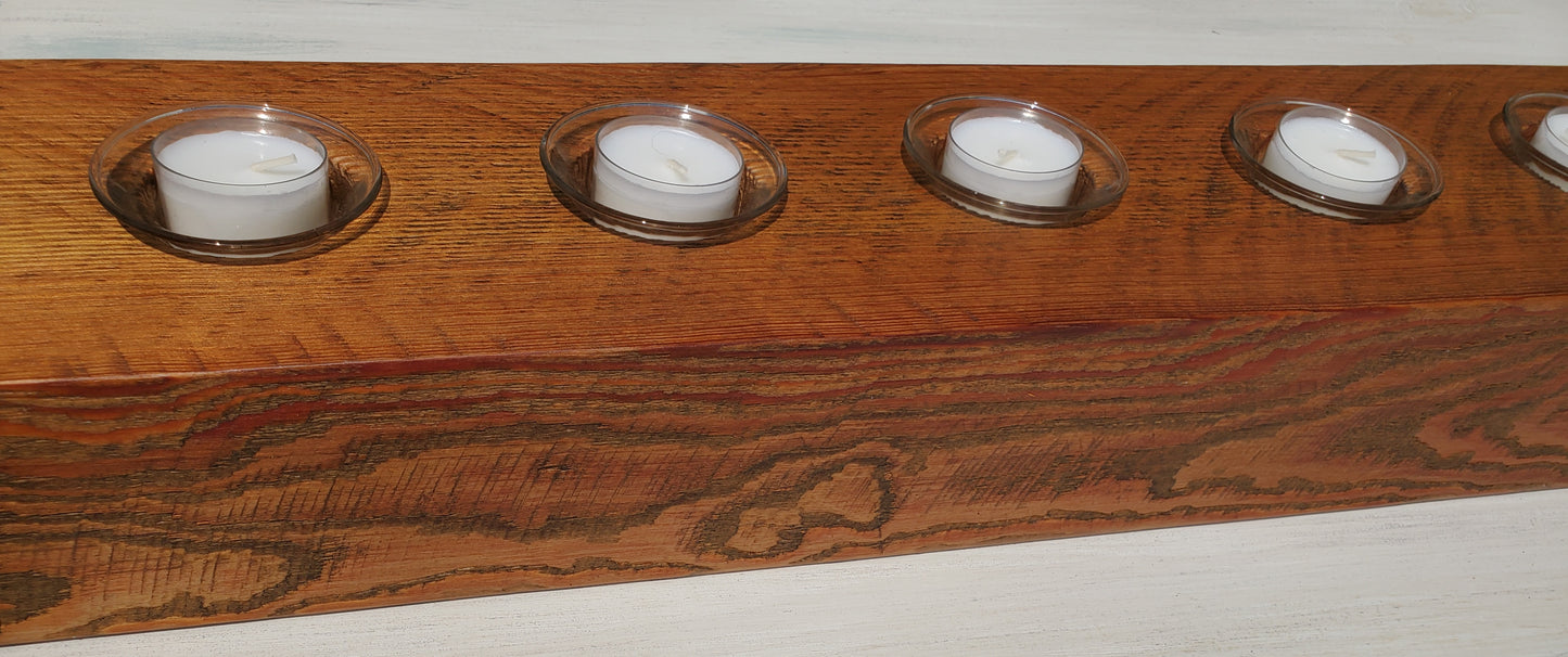 Reclaimed Heartpine Centerpiece Candle Holder