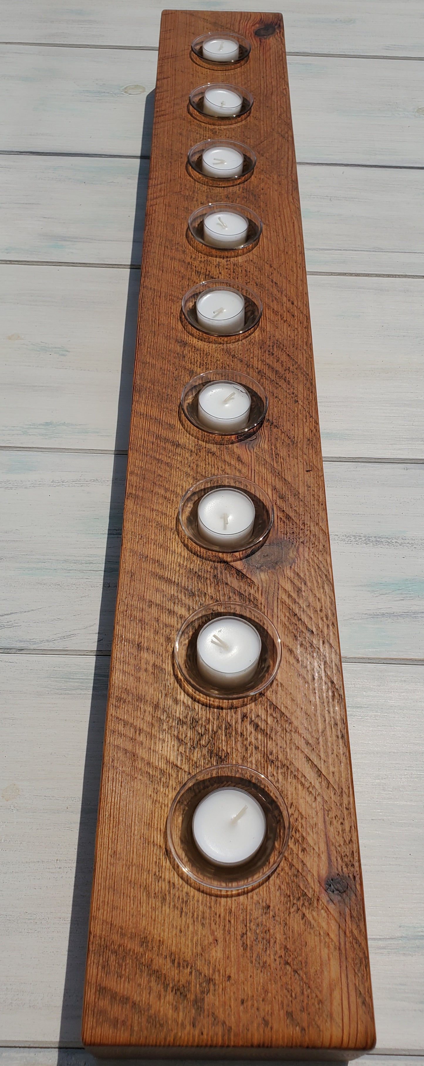 Reclaimed Heartpine Centerpiece Candle Holder