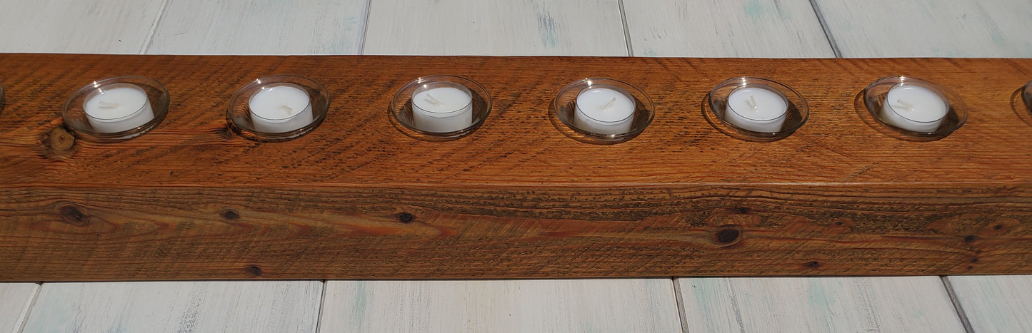 Reclaimed Heartpine Centerpiece Candle Holder