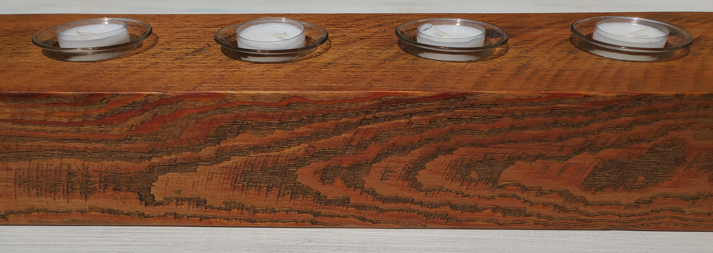 Reclaimed Heartpine Centerpiece Candle Holder