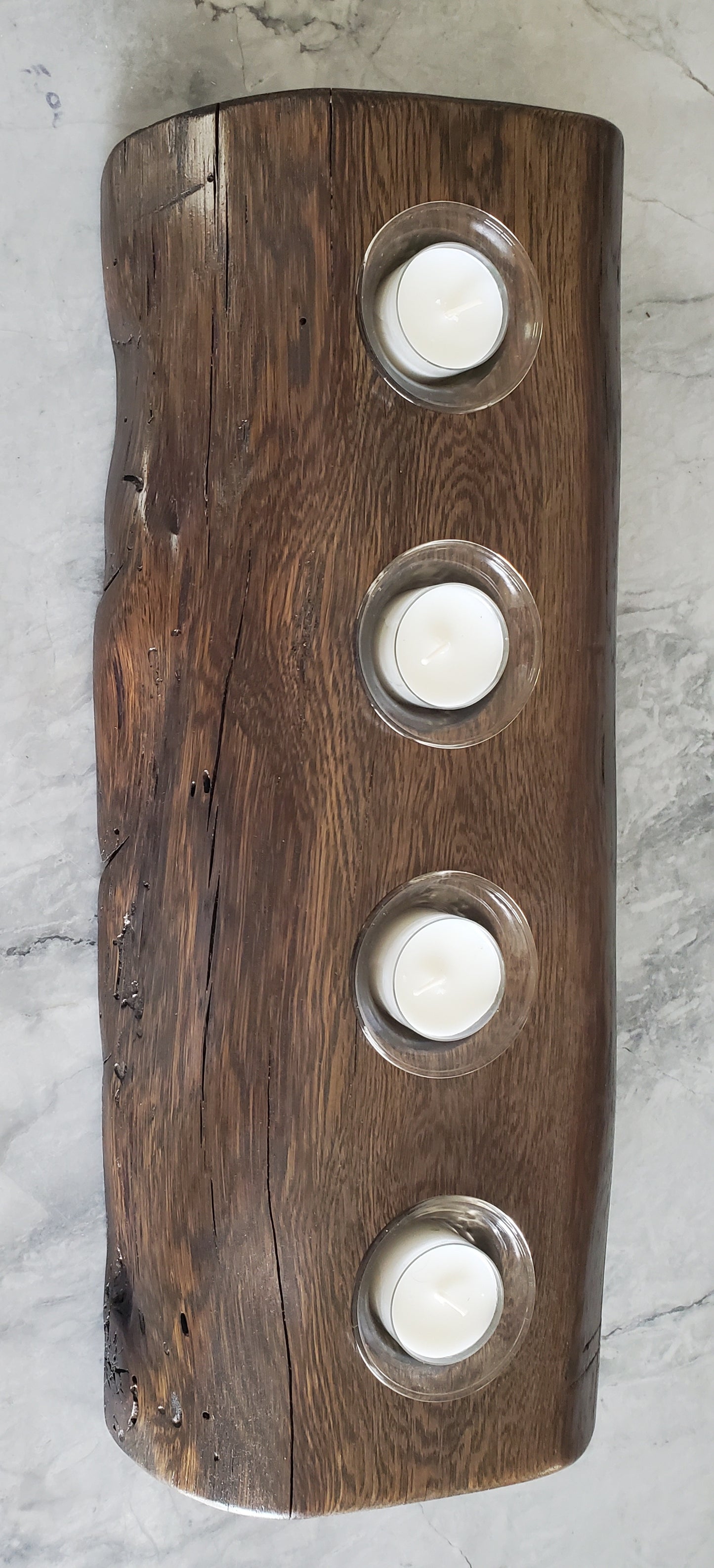 Reclaimed Oak Candle Holder