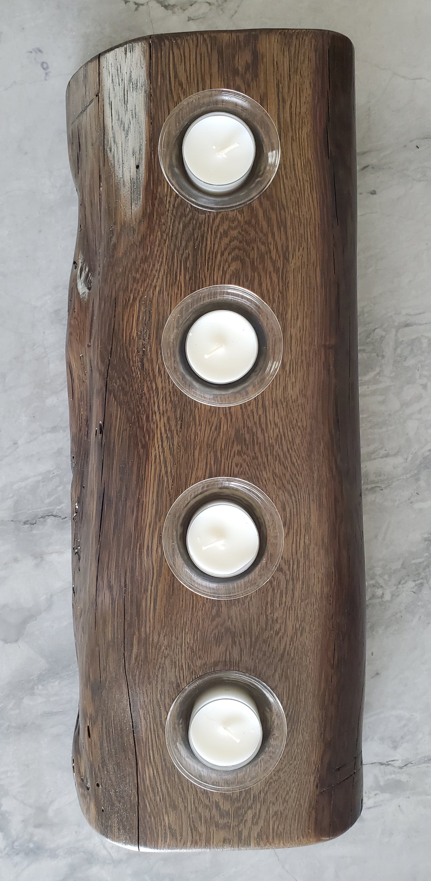 Reclaimed Oak Candle Holder