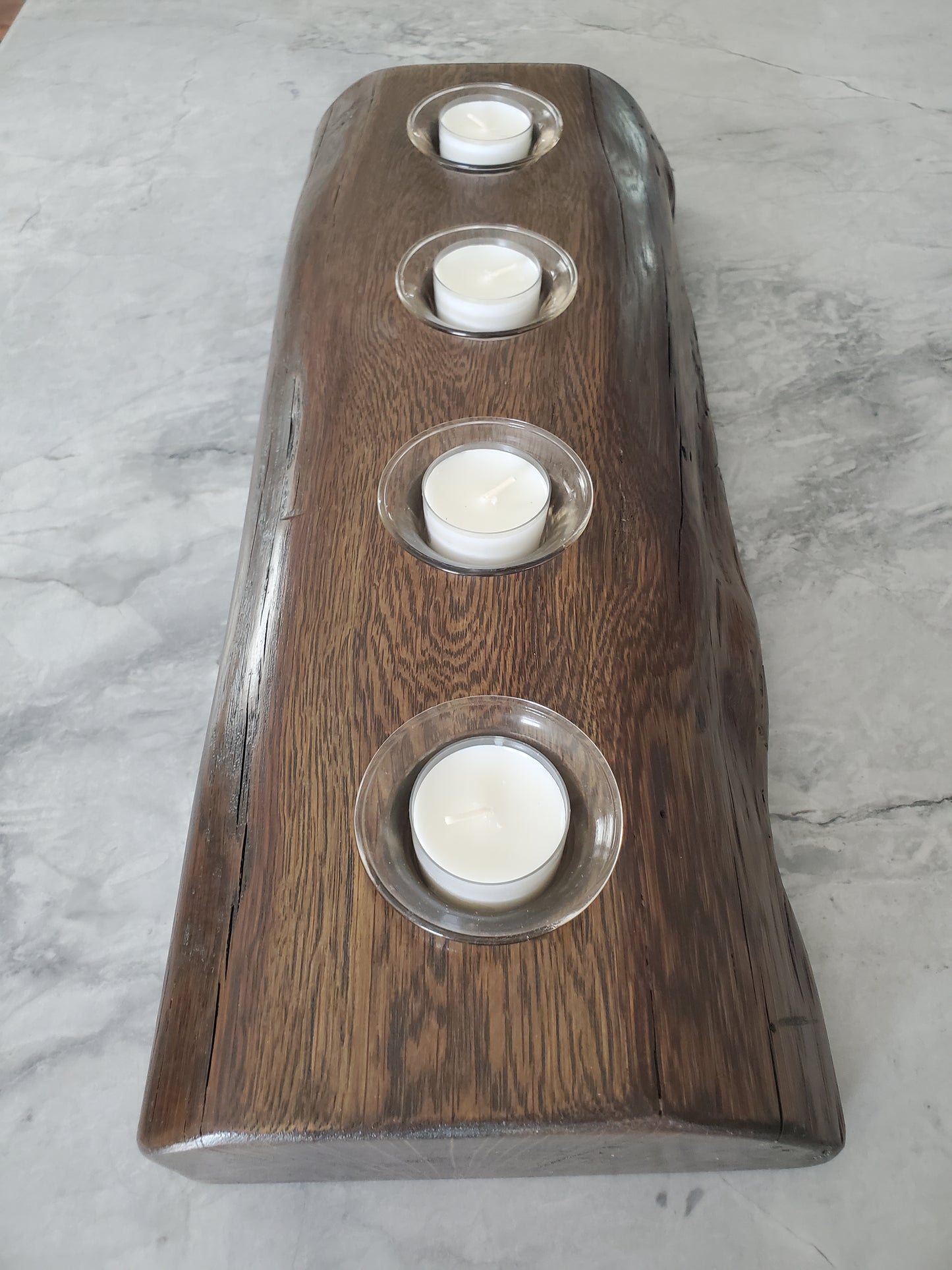 Reclaimed Oak Candle Holder