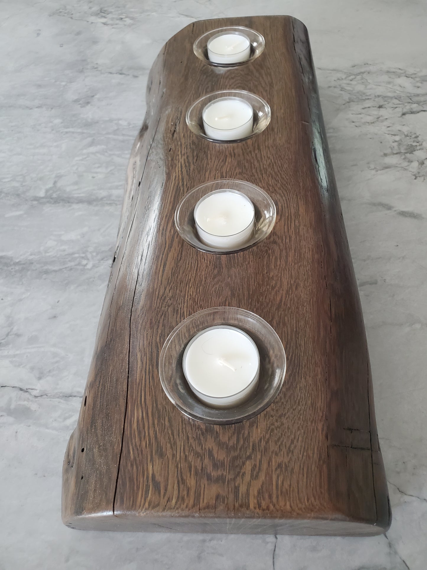 Reclaimed Oak Candle Holder