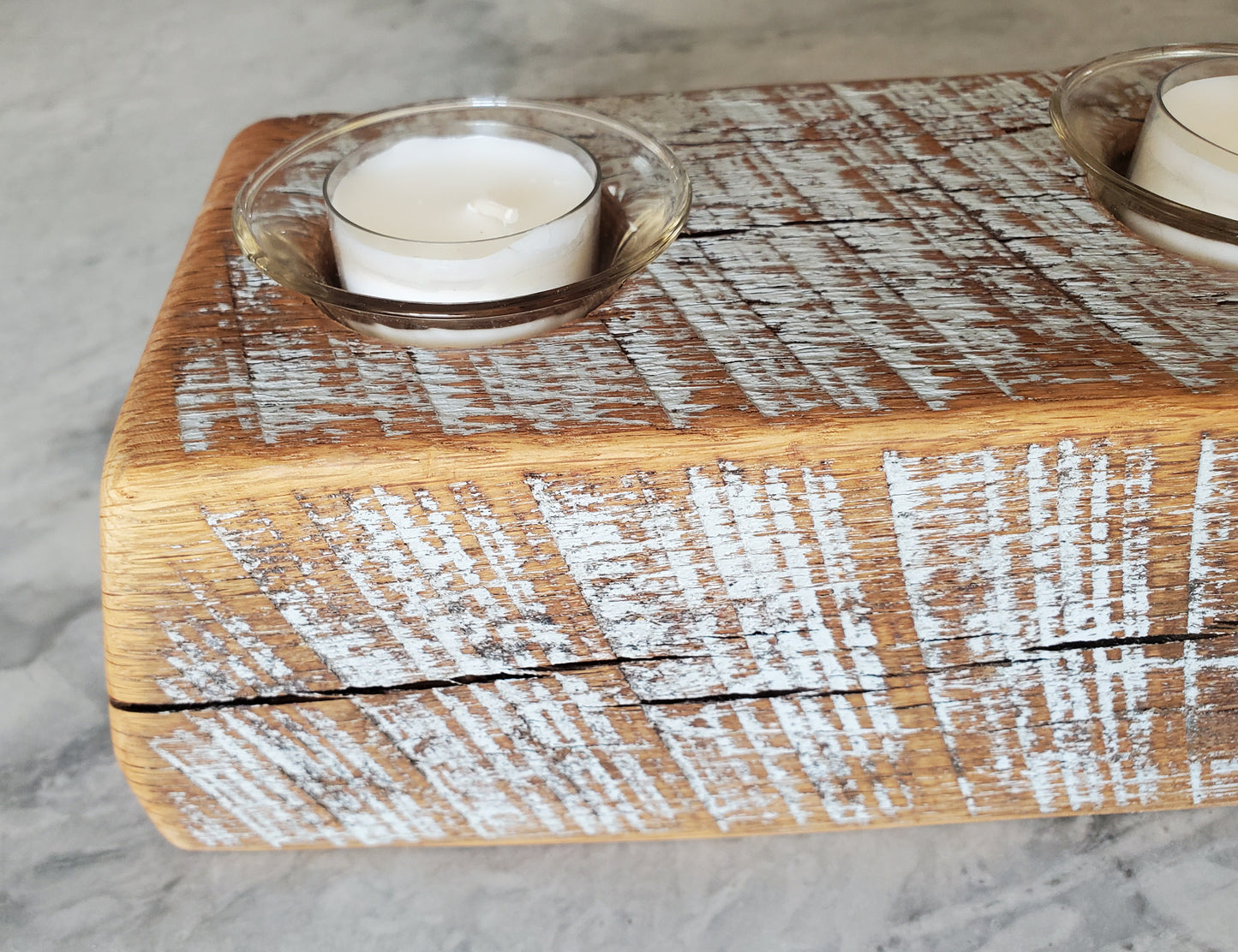 Reclaimed Oak Candle Holder