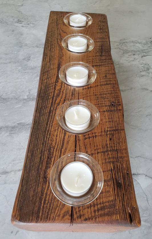 Reclaimed Hearpine Centerpiece Candle Holder