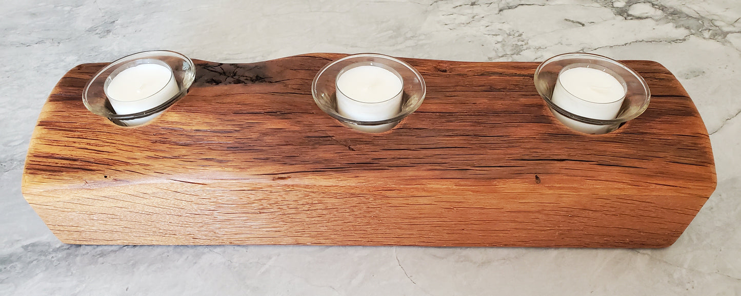 Reclaimed Oak Candle Holder