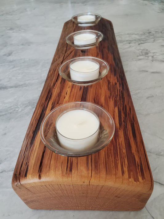 Reclaimed Oak Candle Holder