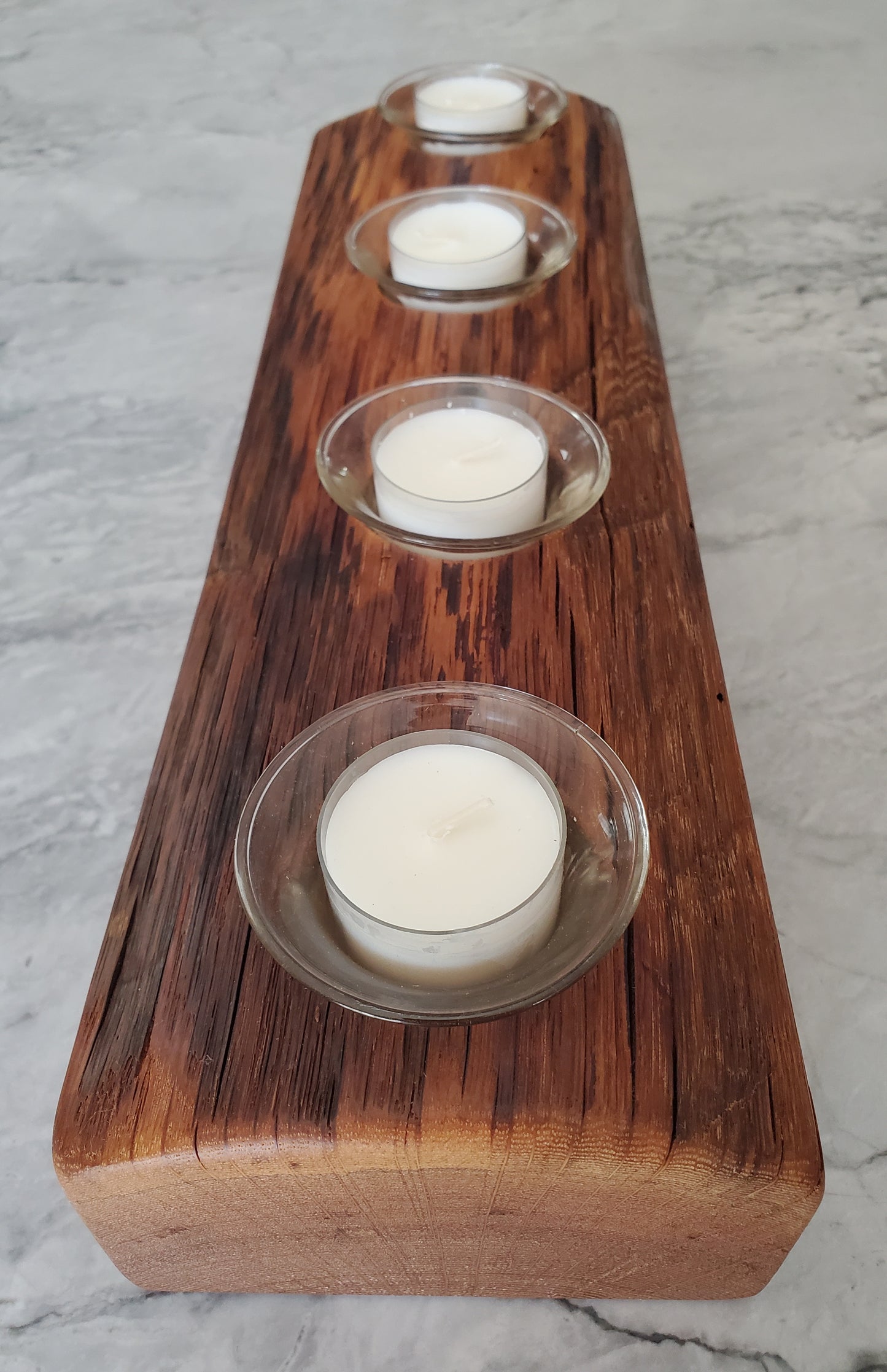 Reclaimed Oak Candle Holder