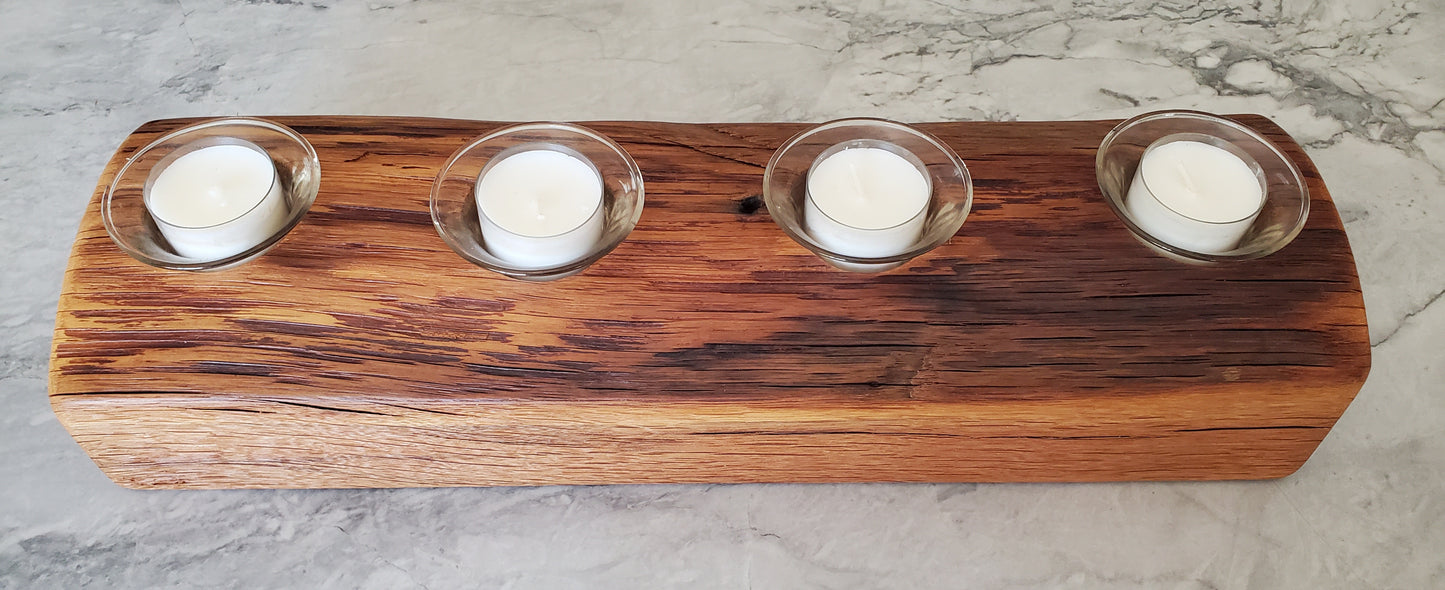 Reclaimed Oak Candle Holder