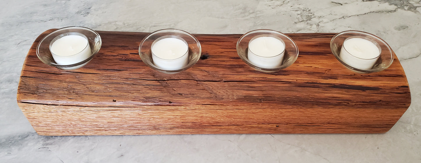 Reclaimed Oak Candle Holder