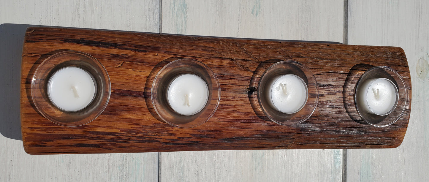 Reclaimed Oak Candle Holder