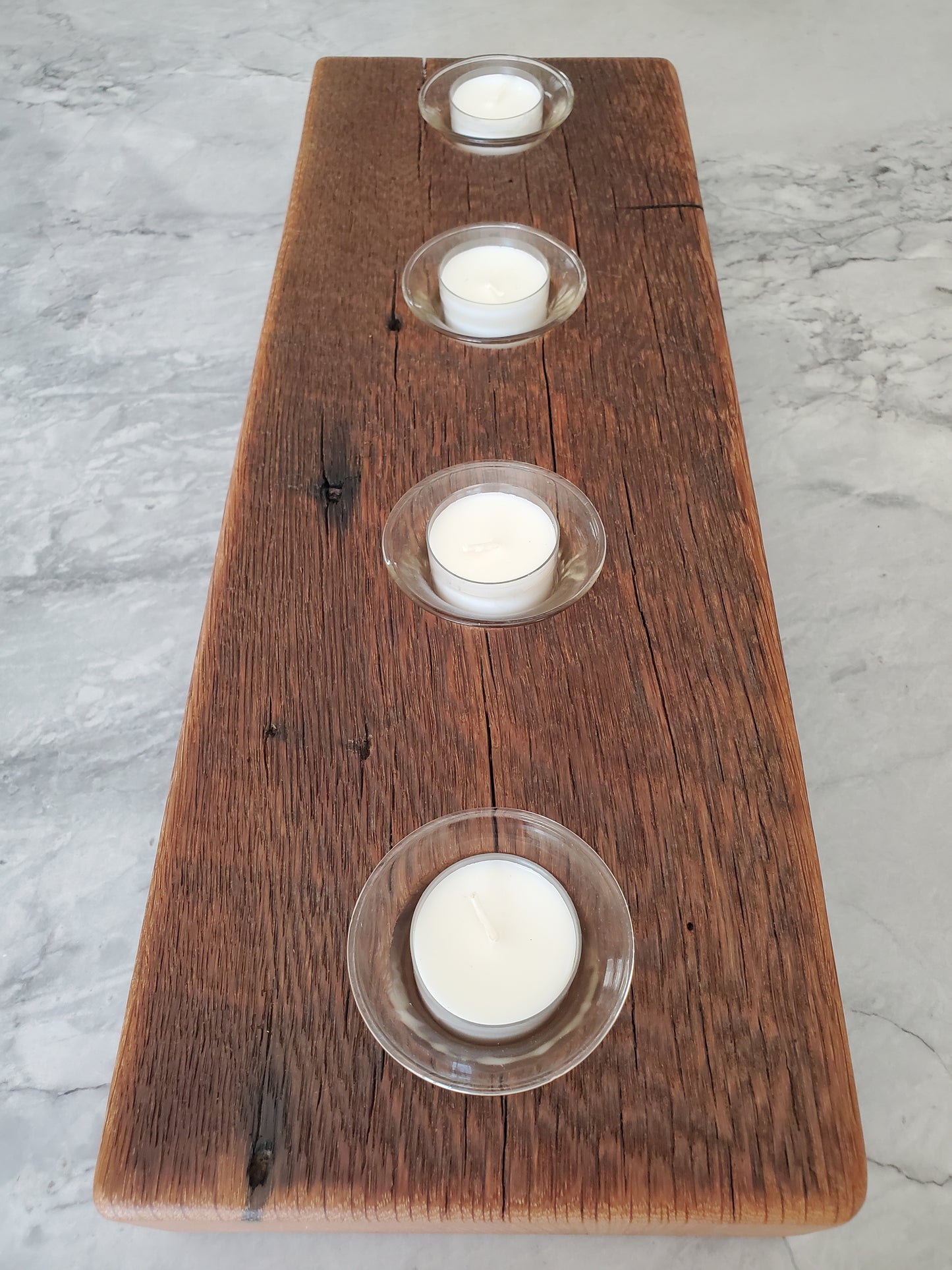 Reclaimed Oak Candle Holder