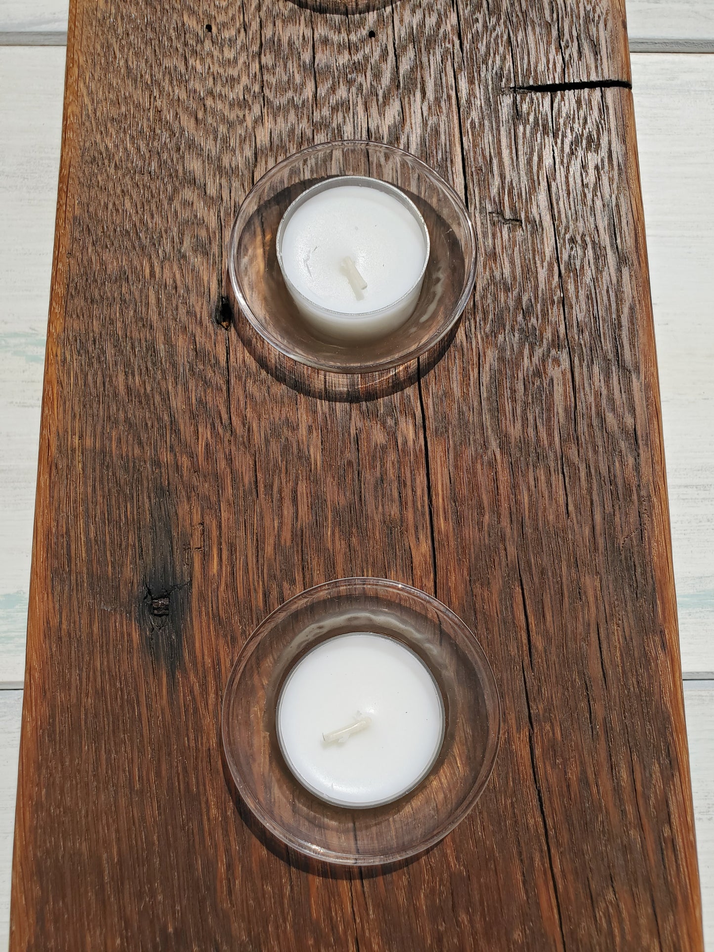 Reclaimed Oak Candle Holder