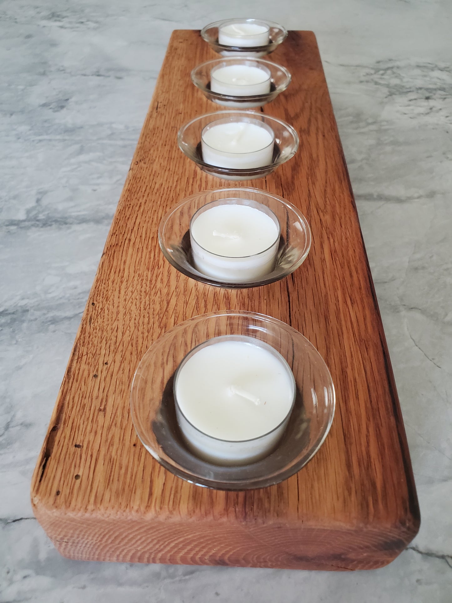 Reclaimed Oak Candle Holder